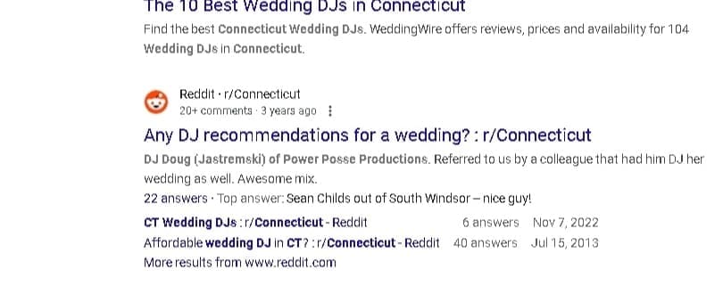From Google Search to Last Dance, How we chose our wedding dj