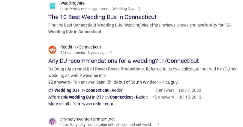 From Google Search to Last Dance, How we chose our wedding dj