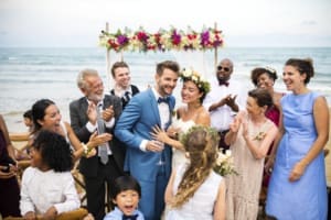 Beachfront wedding in East Lyme CT