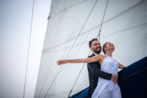 Wedding at a yacht club in Essex CT