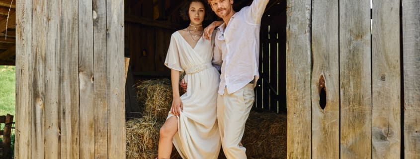 Wedding couple at a barn reception in New Milford CT with a DJ