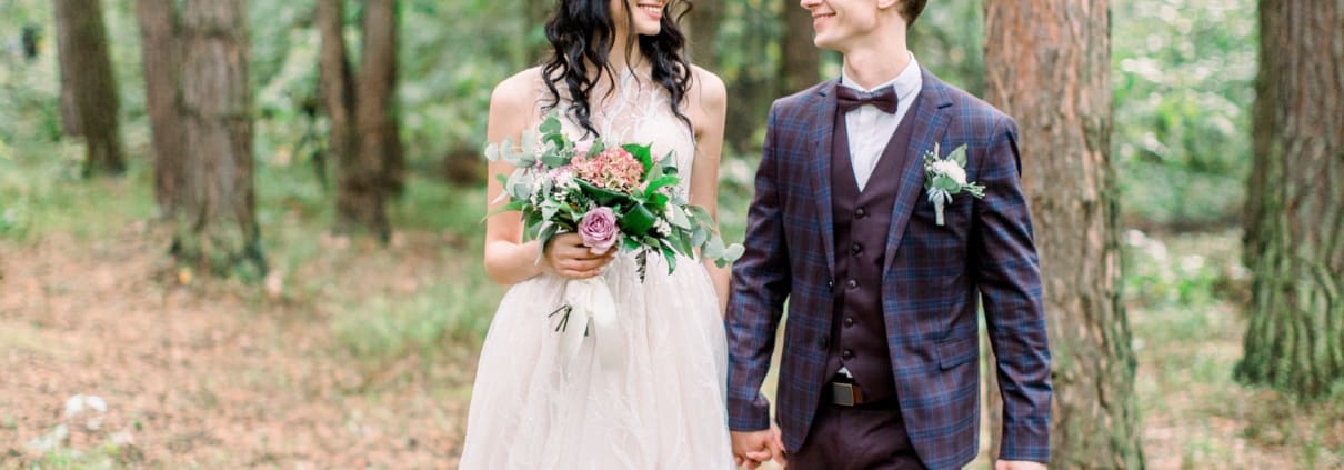 Outdoor wedding in New Paltz NY