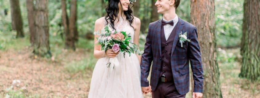 Outdoor wedding in New Paltz NY