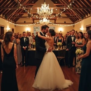 elegant wedding dj at the webb barn in wethersfield