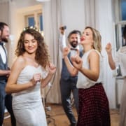 Couple dancing at Westbrook wedding