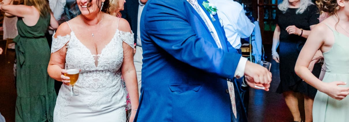 Elegant castle wedding with DJ entertainment in Portland CT
