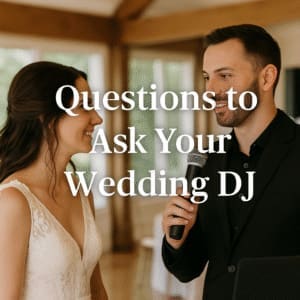 wedding DJ questions, Connecticut wedding DJ tips, DJ interview advice, wedding vendor planning