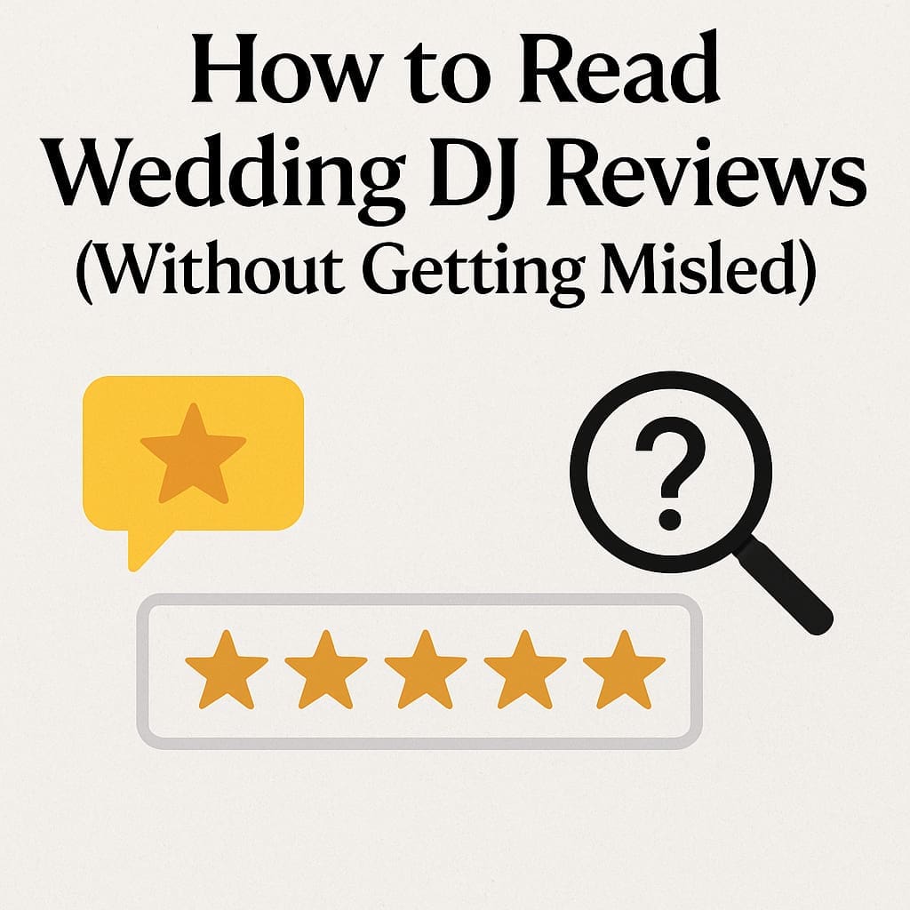 Illustrated graphic with star rating, magnifying glass, and speech bubble
