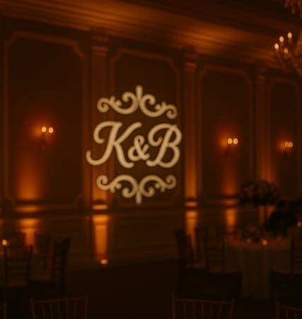 Project Patterns, Logos, Initials and more with custom monogram projection
