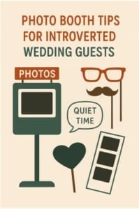 Make your photo booth more comfortable and inviting for guests who prefer low-key fun