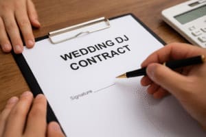 DJ contract, wedding planning, wedding DJ checklist, Connecticut wedding DJ
