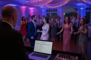 wedding planning, DJ schedule, wedding DJ, reception ideas
