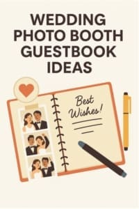Explore creative ways to turn your wedding photo booth into a keepsake guestbook your guests will love
